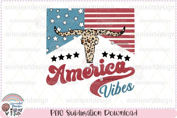 America Vibes USA Western Junkie PNG Graphics for T-Shirt Designs
