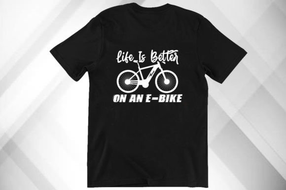 Funny E-bike Shirt Graphics for T-Shirt Designs