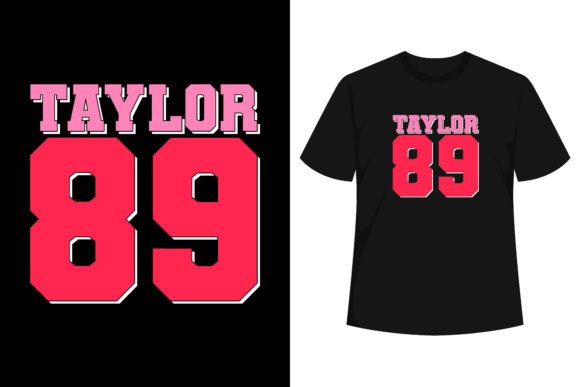 Pink Numbers Taylor 89 T-Shirt Graphics & T-Shirt Designs