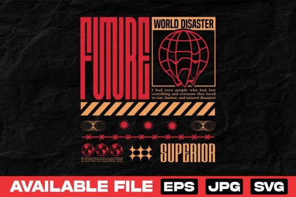 World Disaster Streetwear T Shirt Design